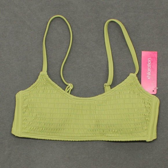 Xhilaration Swim Nwt Xhilaration Womens Smocked Bralette Bikini Top
